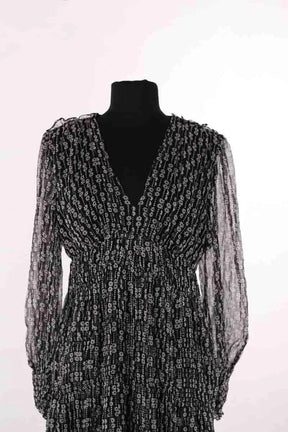 Robe Sandro Noir en Synthétique