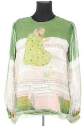 Blouse Giambattista Valli  Vert