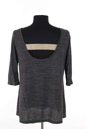 Top Claudie Pierlot Gris en Viscose