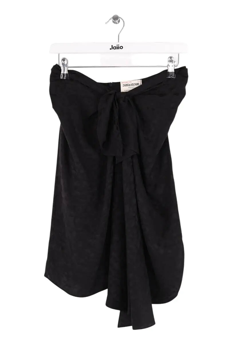 Jupe Zadig & Voltaire Jana ja leo Noir en Soie, taille XS - Seconde Main