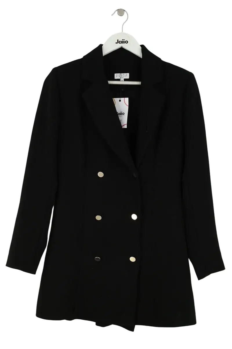 Blazer Claudie Pierlot Noir en Synthétique, taille S - Seconde Main