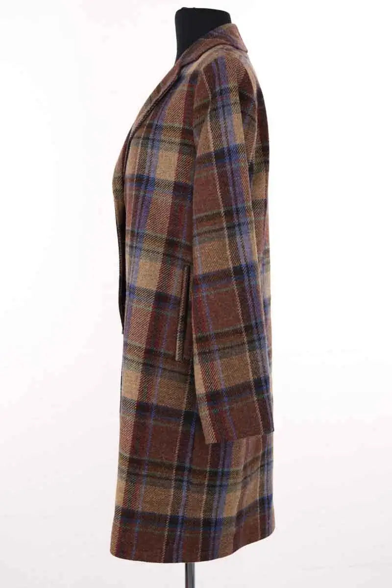 Manteau Diega Marron en Laine