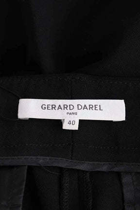 Pantalon droit Gerard Darel Noir en Synthétique
