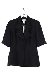Blazer Emmanuelle Khanh Noir en Synthétique, taille L - Seconde Main