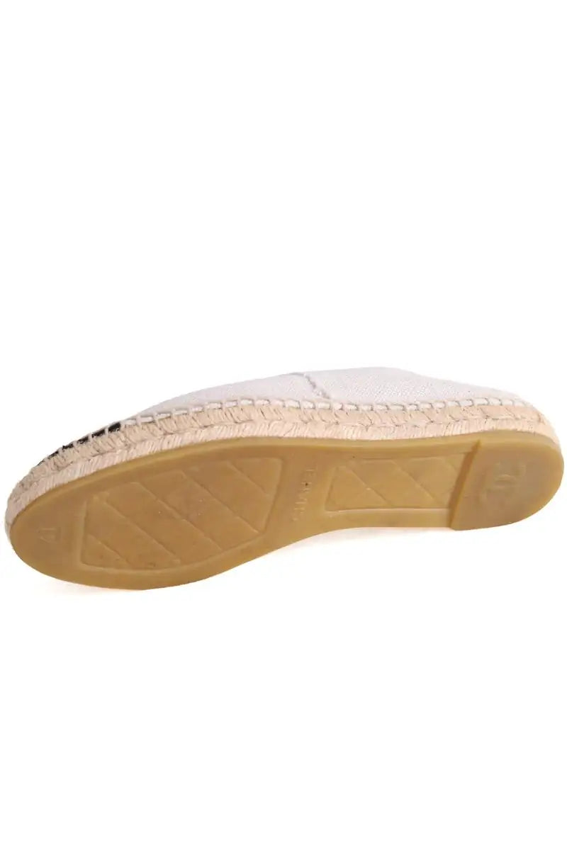 Espadrilles Chanel Beige en Tissu