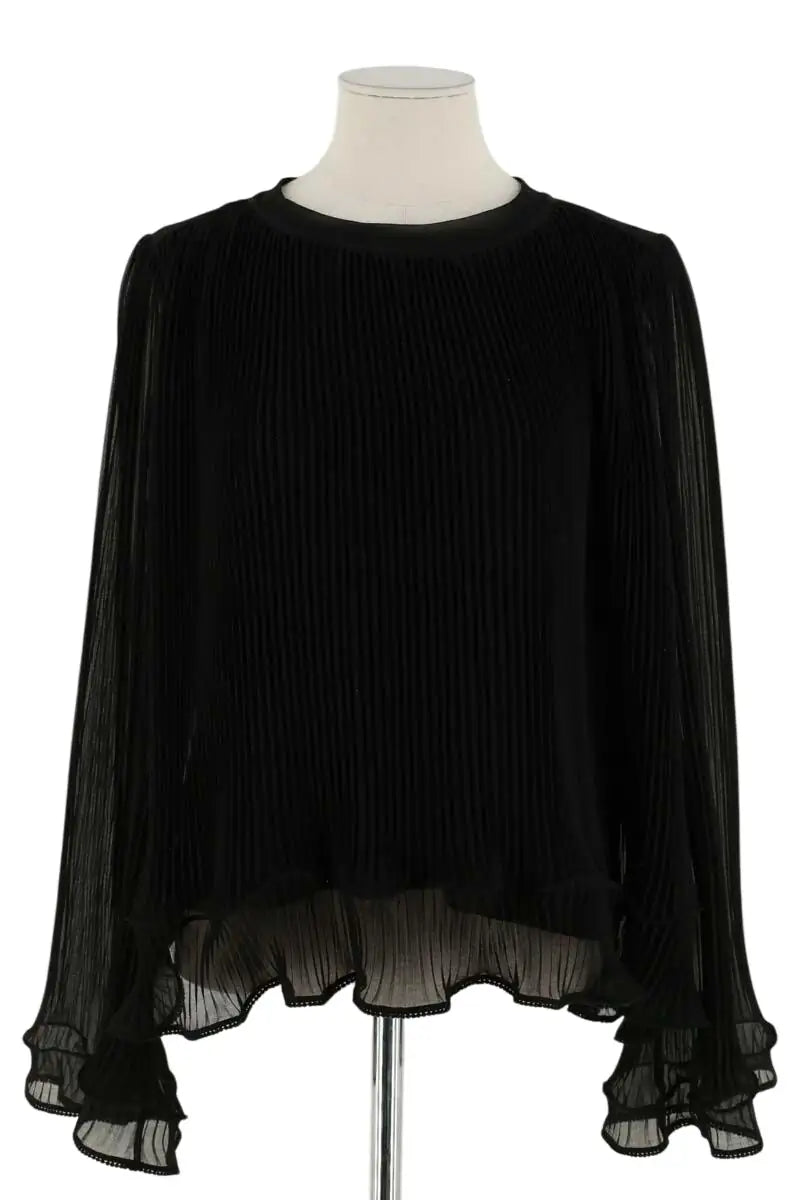 Blouse Chloé Noir en Synthétique, taille S - Seconde Main