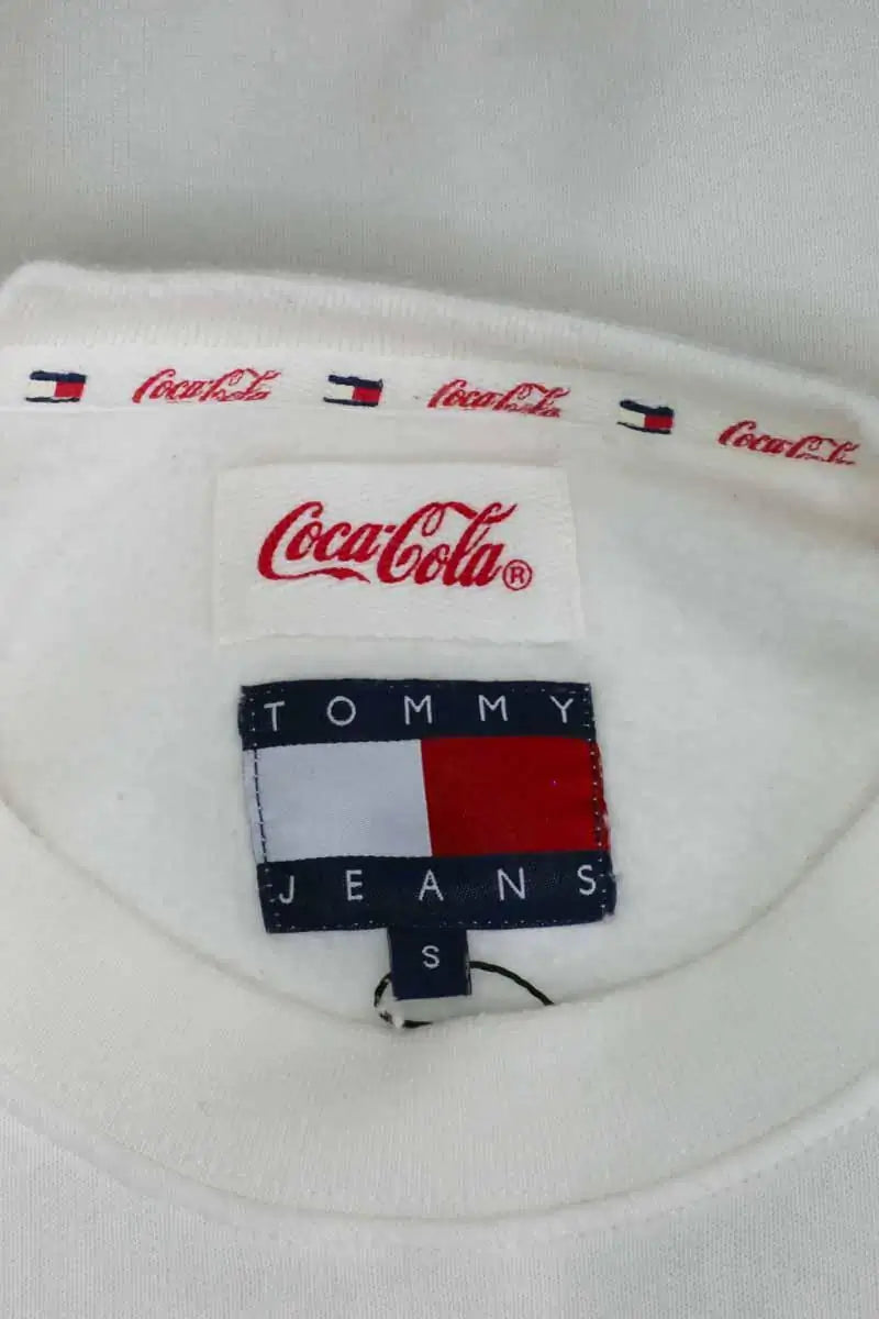 Sweatshirt Tommy Hilfiger Beige en Coton