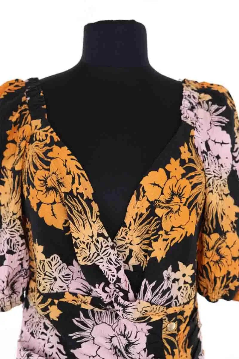 Robe Sandro Multicolore en Coton