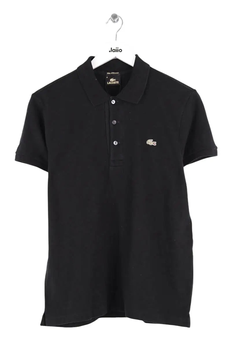 Polo Lacoste Noir en Coton, taille XL - Seconde Main