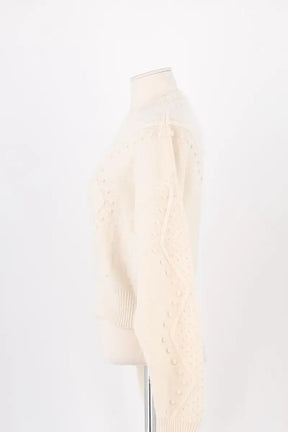 Pull The Kooples Ecru en Laine