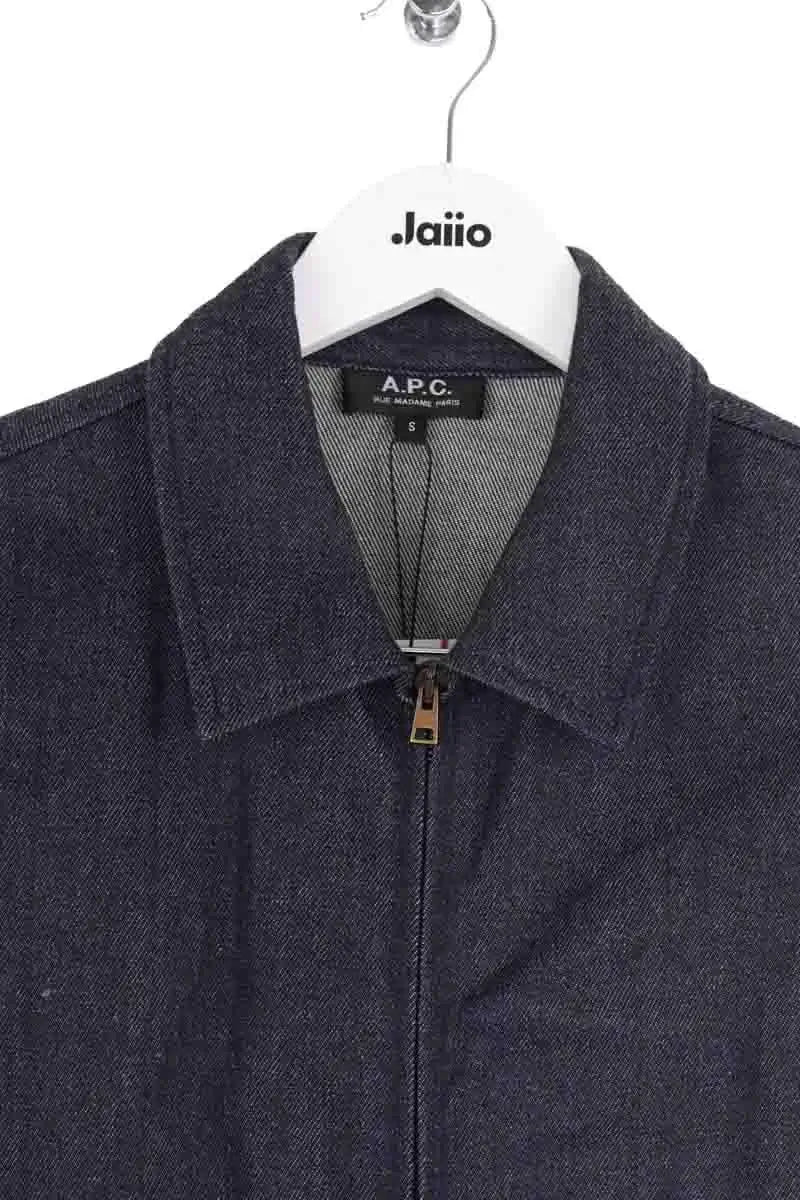 Veste APC Bleu en Coton