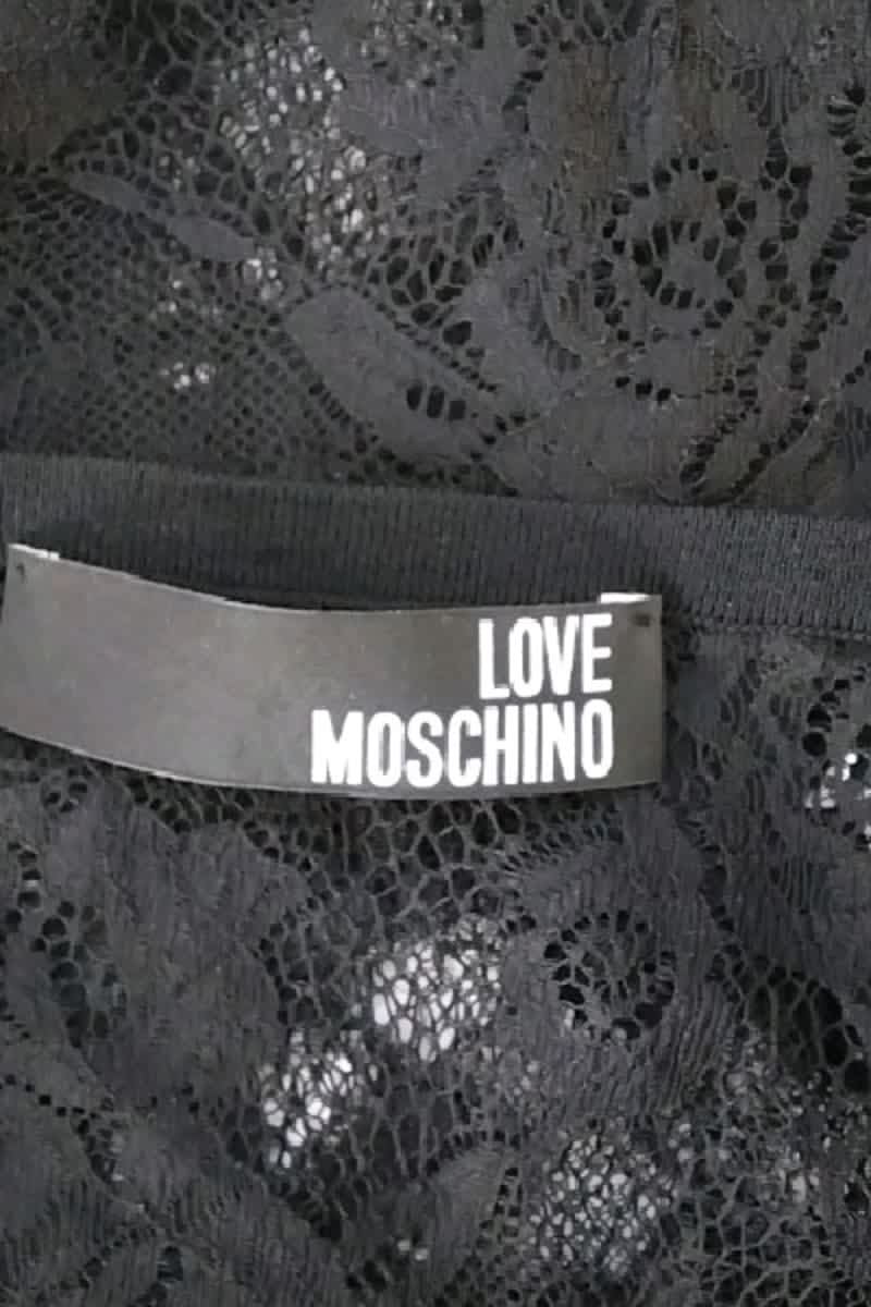 Top sans manche Moschino  Noir