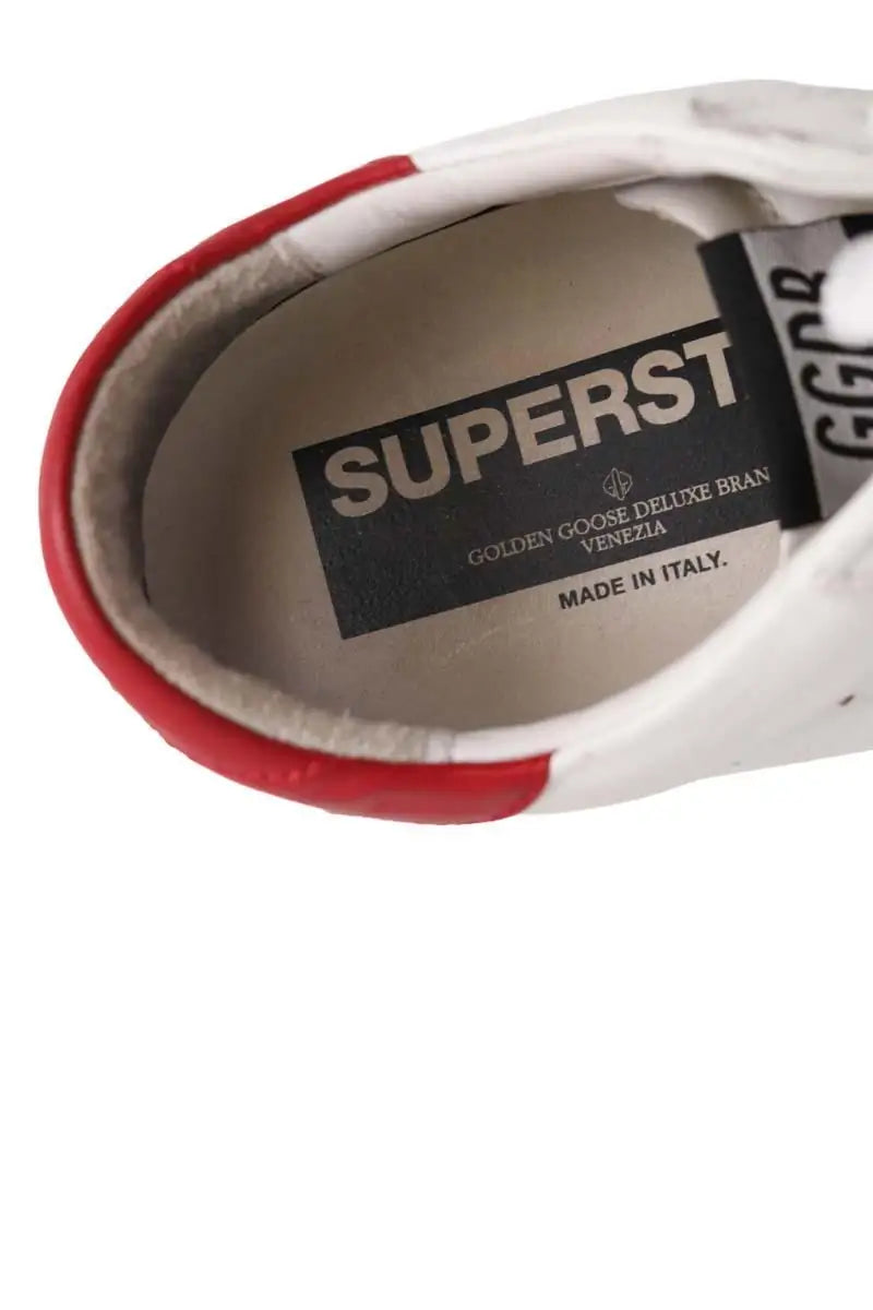 Baskets Golden Goose Blanc en Cuir