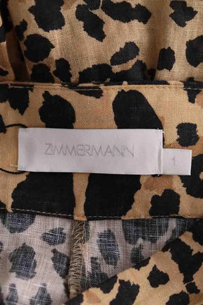 Jupe Zimmermann Beige en Lin