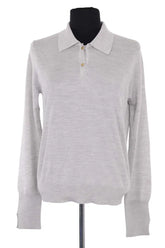 Polo Molli Gris en Laine, taille S - Seconde Main