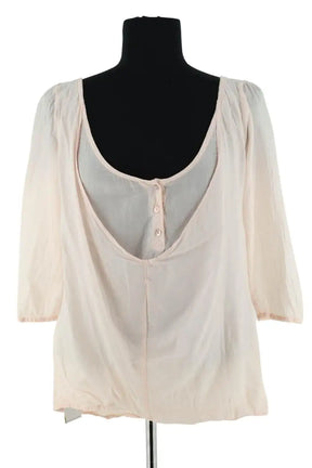 Blouse Ba&Sh Rose en Coton, taille S - Seconde Main