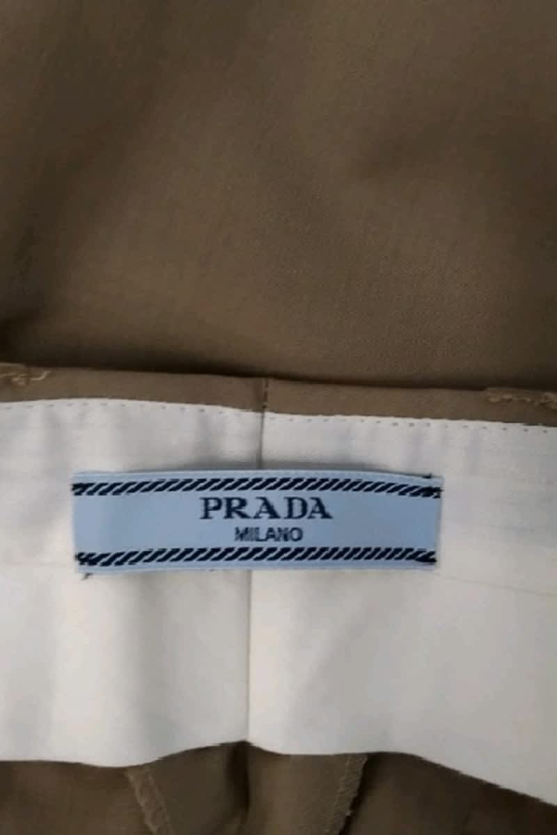 Pantalon droit Prada  Marron