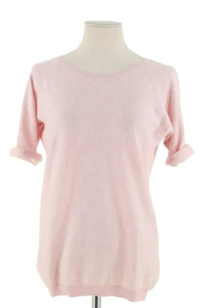 Top Eric Bompard Rose en Synthétique, taille S - Seconde Main