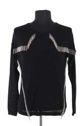 Pull Maje Noir en Laine, taille S - Seconde Main