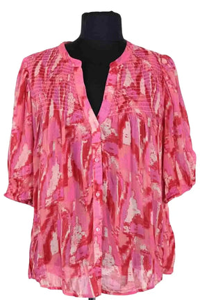 Blouse Ba&Sh Rose en Coton, taille L - Seconde Main