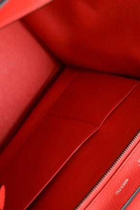 Trapeze Celine Orange en Cuir