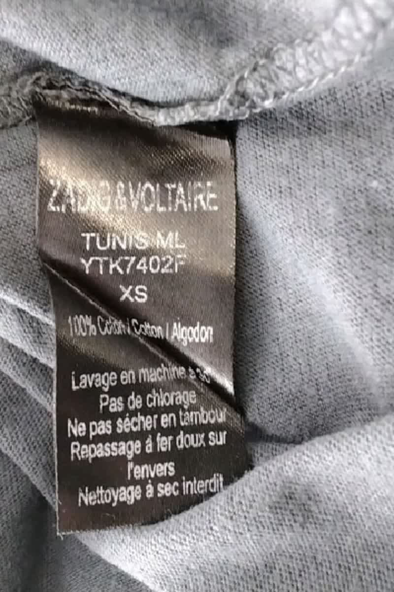 T-shirt Zadig & Voltaire  Bleu