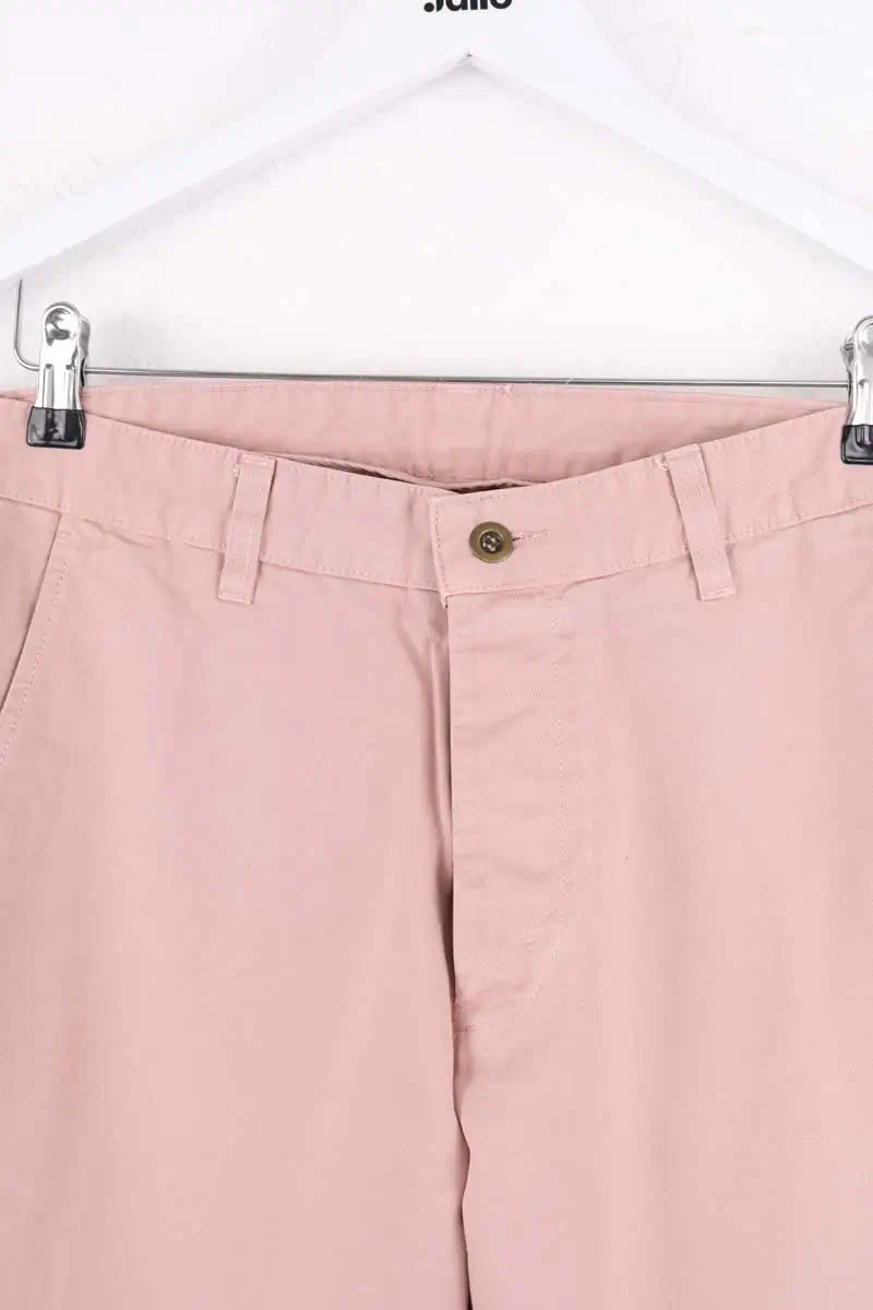 Pantalon droit Ami Beige en Coton