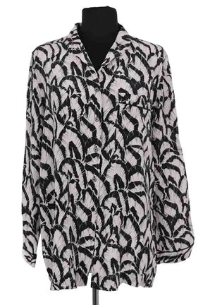 Blouse The Kooples Noir en Soie, taille L - Seconde Main