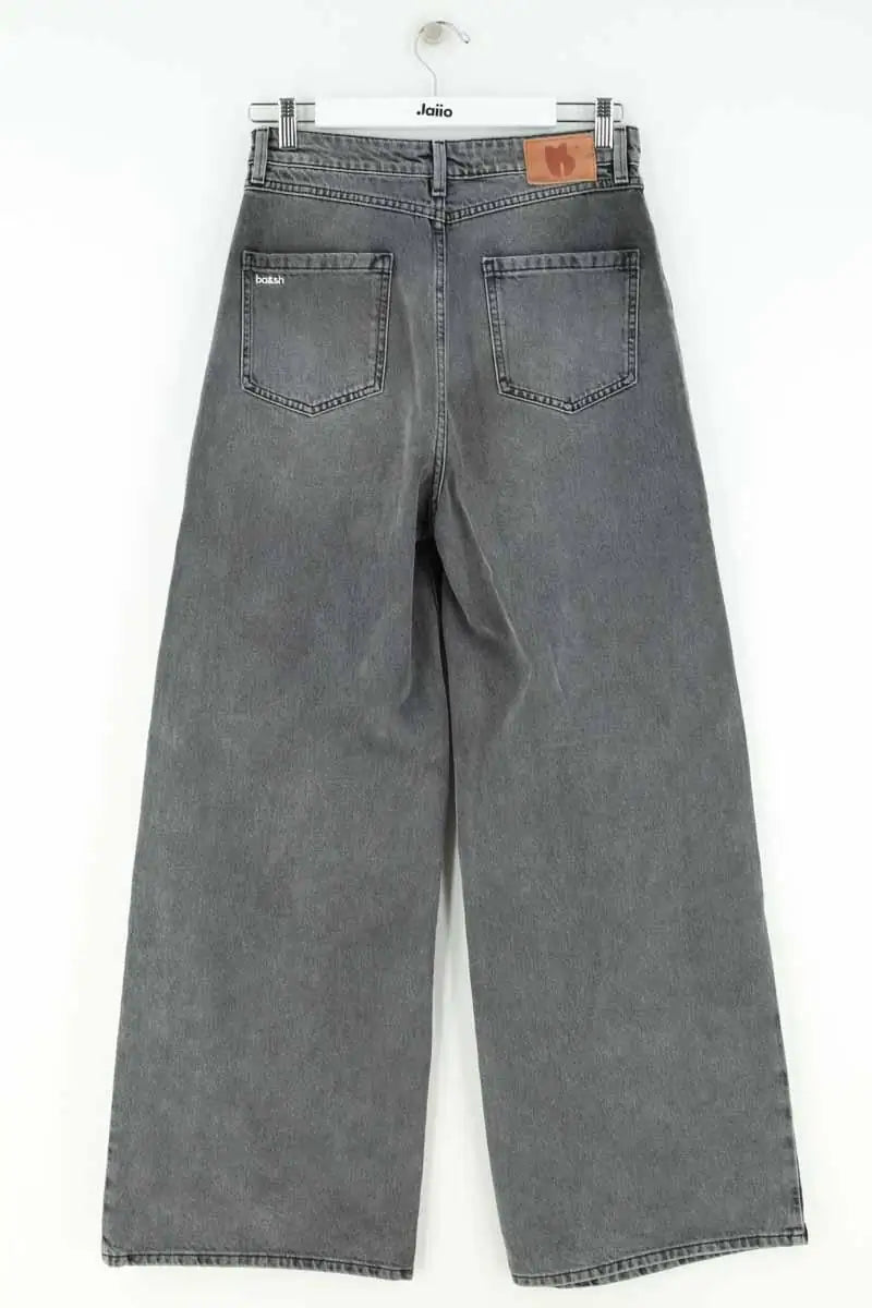 Jean large Ba&Sh Gris en Coton