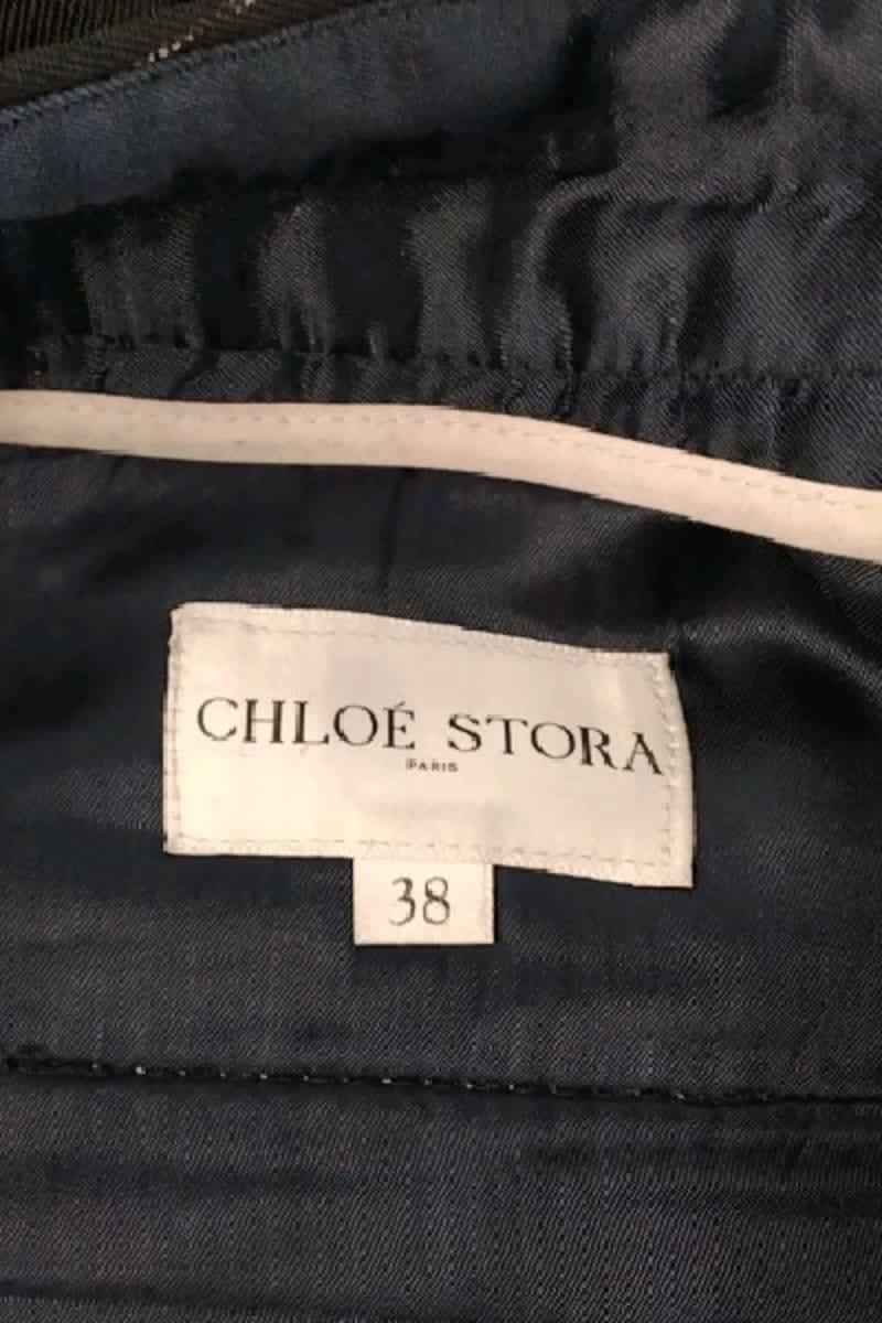 Pantalon slim Chloé Stora  Noir