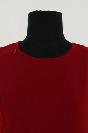 Robe Tara Jarmon Bordeaux en Synthétique