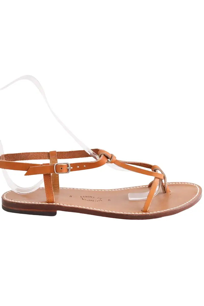 Sandales Rondini Marron en Cuir, taille 40 - Seconde Main