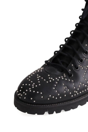Boots à lacets Jimmy Choo Noir en Cuir