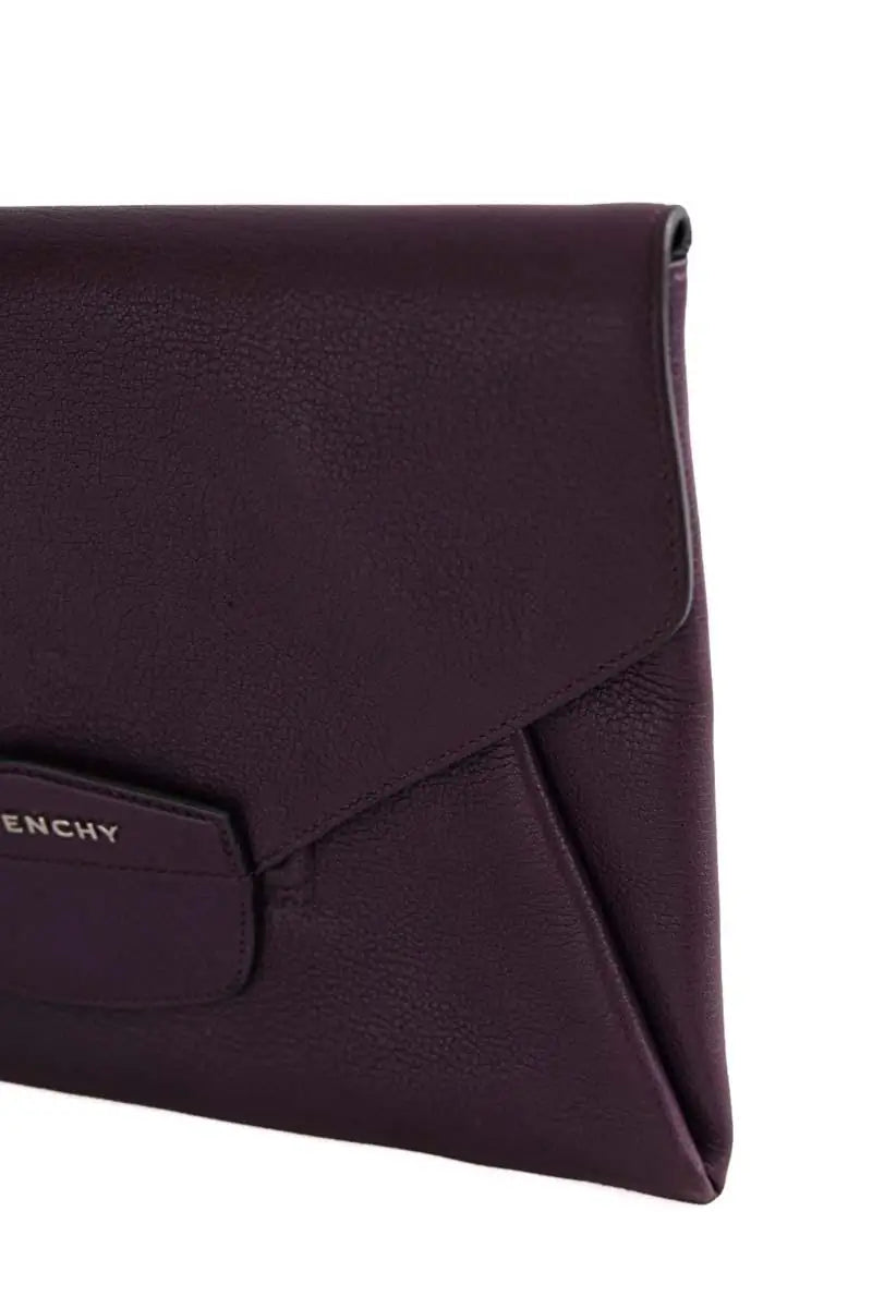 Pochette Givenchy Violet en Cuir