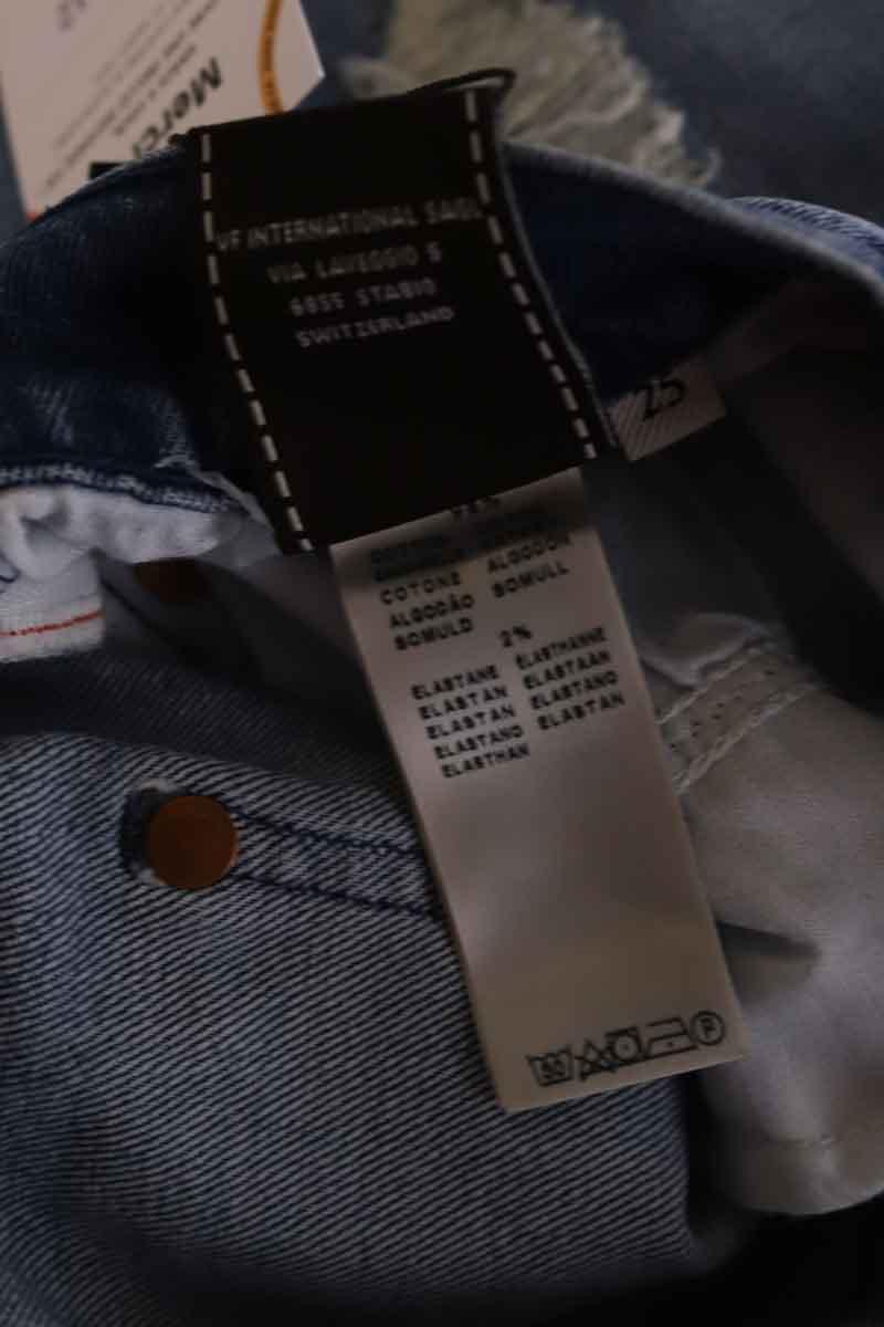Droit 7 For All Mankind  Bleu