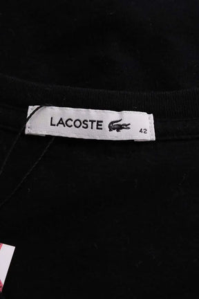 T-shirt Lacoste Noir en Coton