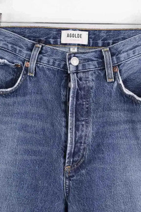 Jean droit Agolde Bleu en Coton