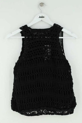 Top sans manche The Kooples Noir en Coton