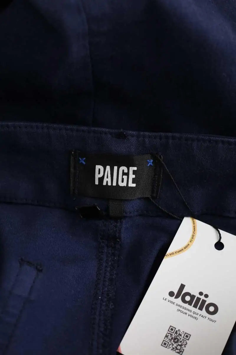 Pantalon droit Paige  Bleu