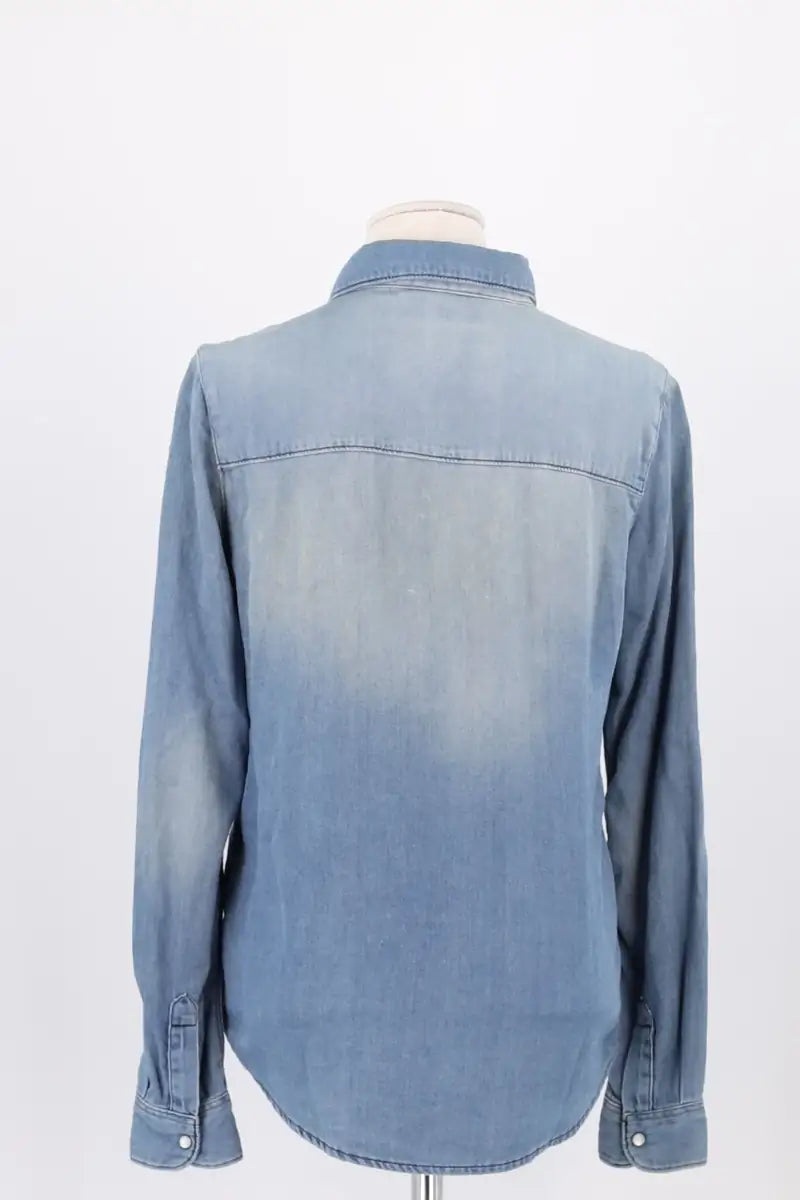 Chemise Ba&Sh Bleu en Coton