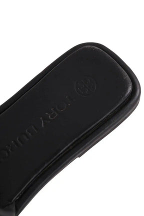 Mules Tory Burch Noir en Cuir