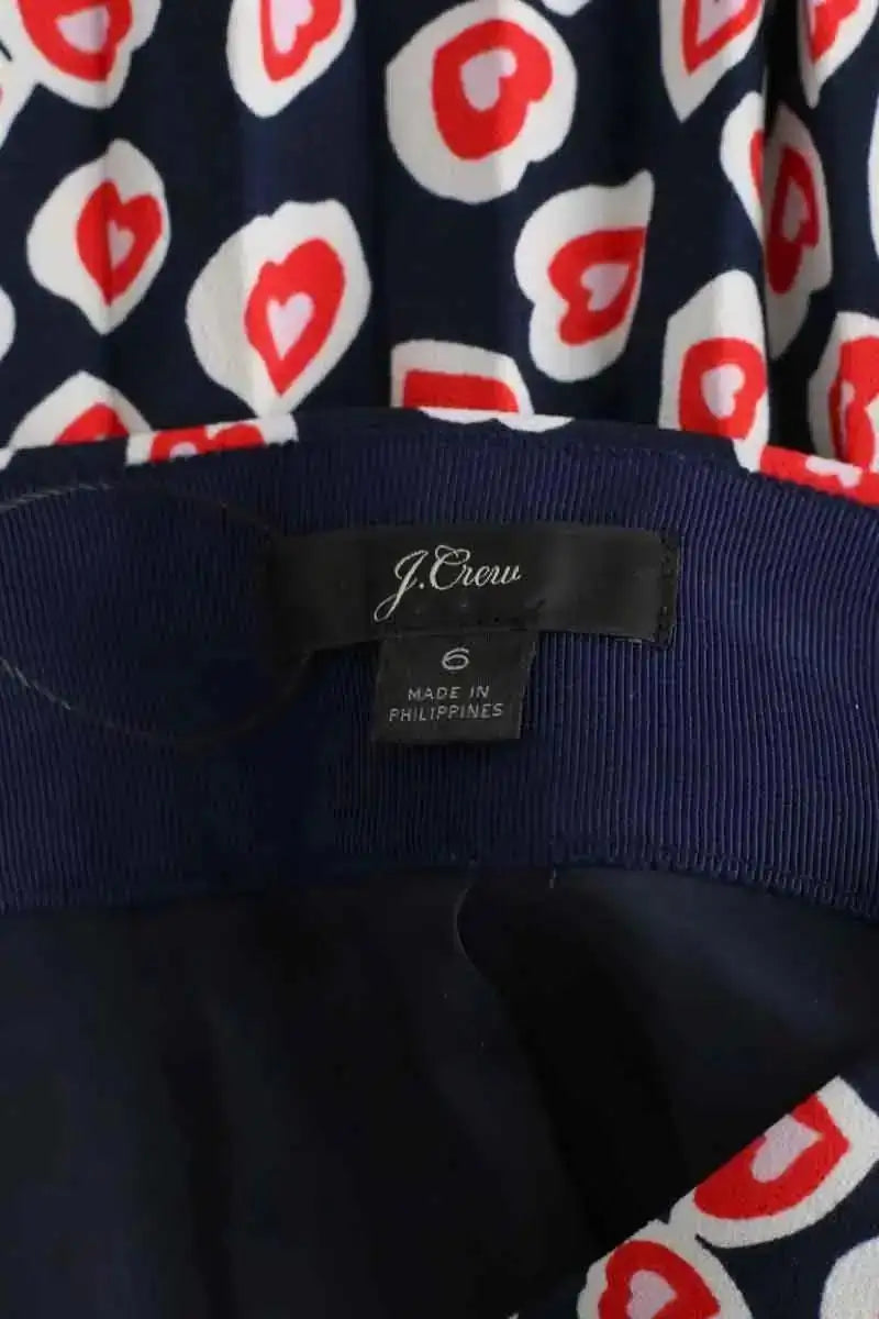 Jupe J.Crew Marine en Polyester