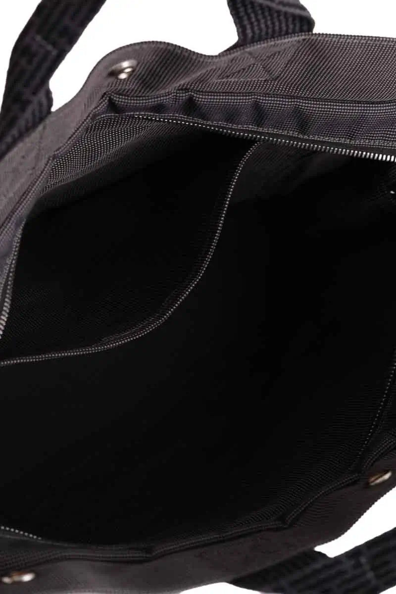 Cabas Herline Hermès Toto Anthracite en Coton