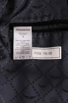 Blazer Zadig & Voltaire Noir en Velours