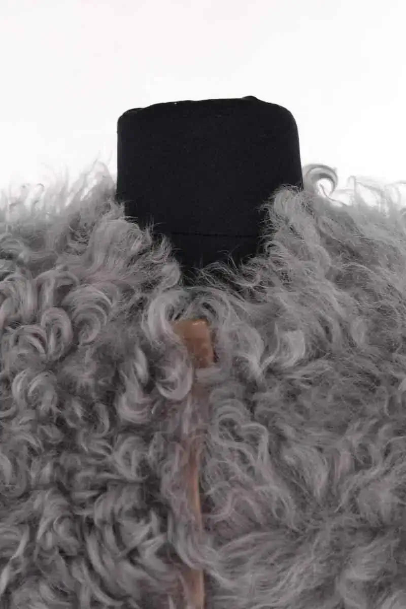 Veste Joseph Gris en Cuir