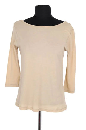 Top American Vintage Beige en Coton, taille S - Seconde Main