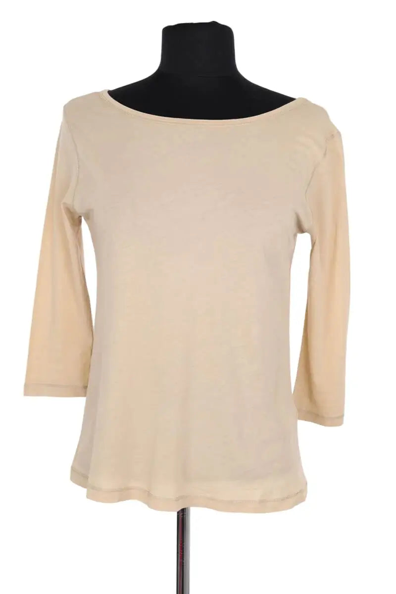 Top American Vintage Beige en Coton, taille S - Seconde Main