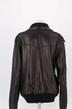 Blouson Jitrois Marron en Cuir