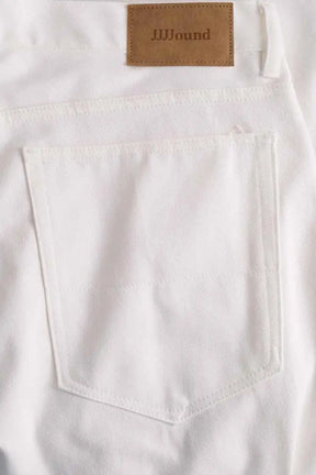 Jean droit JJJJound Blanc en Coton