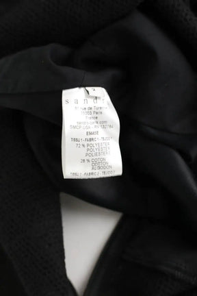 Top sans manche Sandro Noir en Polyester